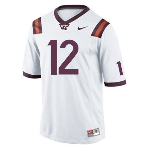 Men #12 Henri Murphy Virginia Tech Hokies College Football Jerseys Sale-Maroon